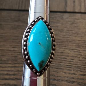 SS & Turquoise Ring